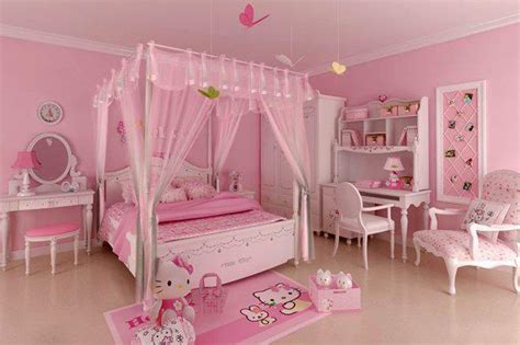 Pale Pink Hello Kitty Bedroom Room Decor And Design