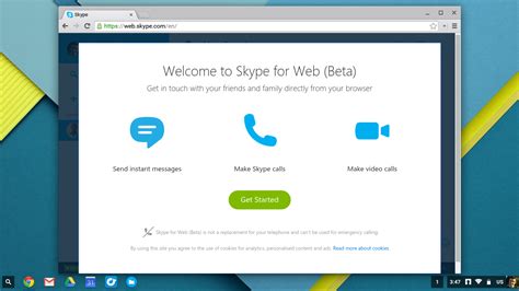 If it doesn`t start click here. Skype for Web brings (some of) Skype to Chromebooks | PCWorld
