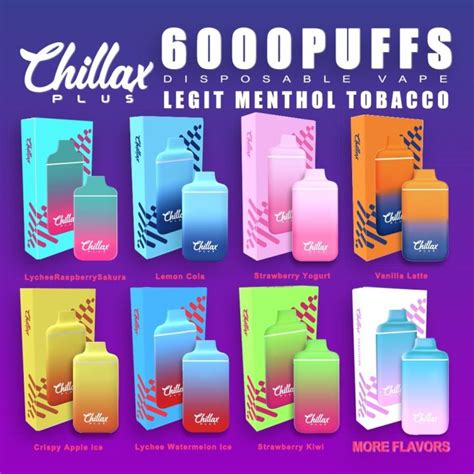 Chillax Plus 6000 Puff Disposable Pod Rechargeable Mosmo Toha Ae Bar