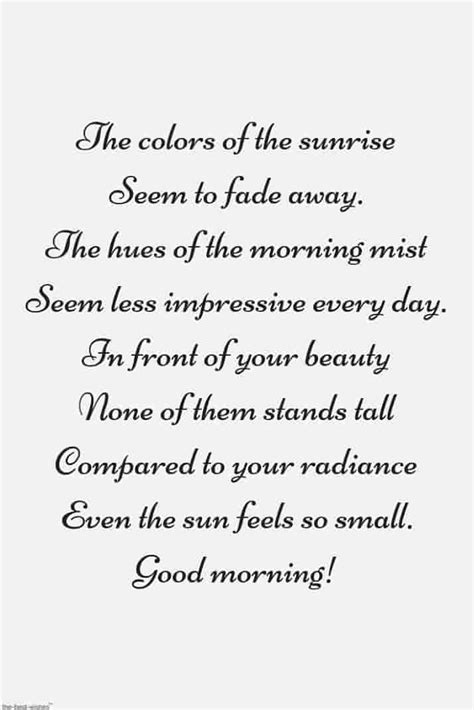132 Romantic Good Morning Poems Wishes And Messages Hd Images