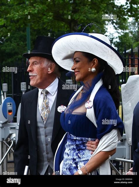 Sir Bruce Forsyth And His Wife Wilnelia Merced Royal Ascot At Ascot Racecourse Ladies Day Day