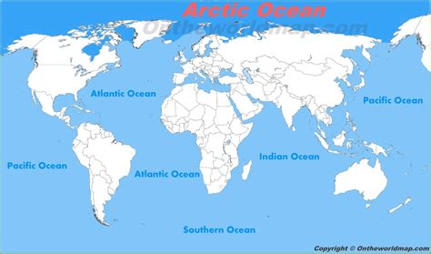 Arctic Ocean Europe Map Map Vector