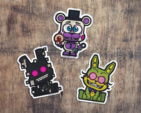 Five Nights At Freddys Help Wanted Stickers Fnaf Etsy