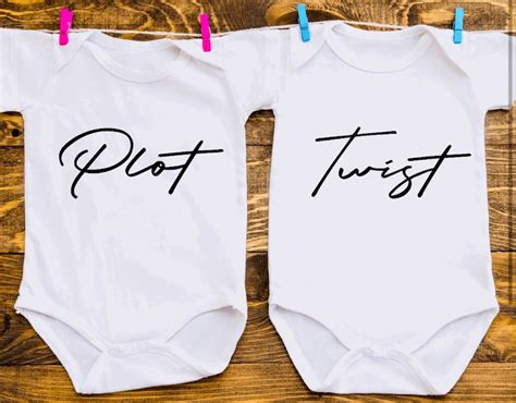Unisex Funny Twin Pregnancy Announcement Vest For Twins And Etsy