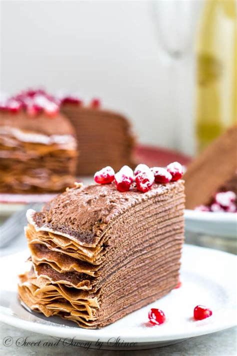 Chocolate Mousse Crepe Cake Sweet Savory By Shinee