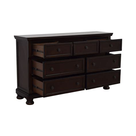Made of veneers, wood and engineered wood 88% OFF - Ashley Furniture Ashley Furniture Porter Seven ...