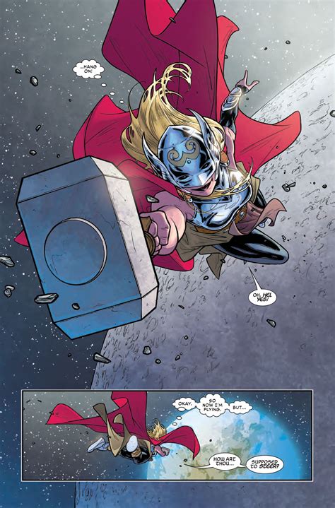 New Thor Female Thor Thor Comic Marvel Thor Marvel Comics Art