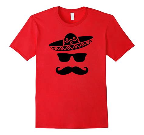 Cinco De Mayo Party T Shirt Sombrero Mustache Mexican Fl Sunflowershirt