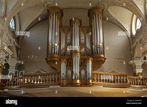 Metzler Organ St Nicholas Churchfrauenfeld Stock Photo Alamy