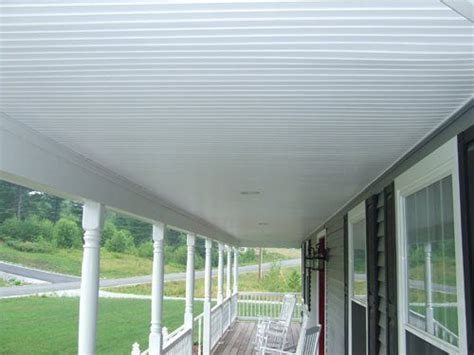 Using Vinyl Beadboard Soffit For Porch Ceilings Is A Great Way To Add