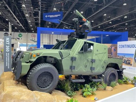 Am General Unveils Humvee Nxt 360 Fitted With Javelin Missile At Idex 2021