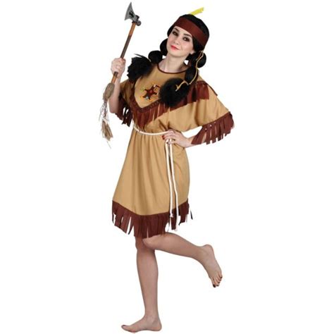 Ladies Wild West Native Indian Warrior Apache Girl Fancy Dress Costume Xl For Sale Online Ebay