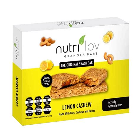 Buy Nutrilov Lemon Cashew Box At Best Price Grocerapp