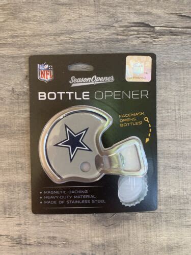Dallas Cowboys Nfl Season Opener Helmet Magnetic Bottle Opener Ebay