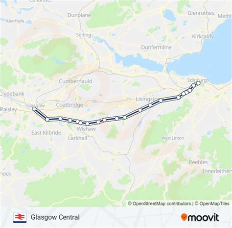 Scotrail Route Schedules Stops And Maps Glasgow Central Updated