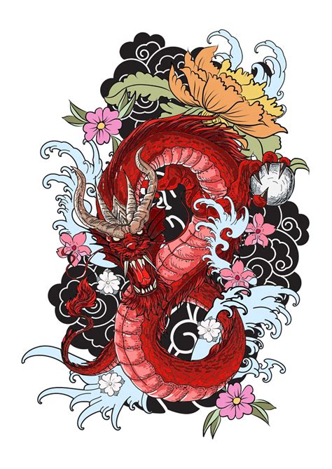 Red Dragon Tattoo Png Wiki Tattoo