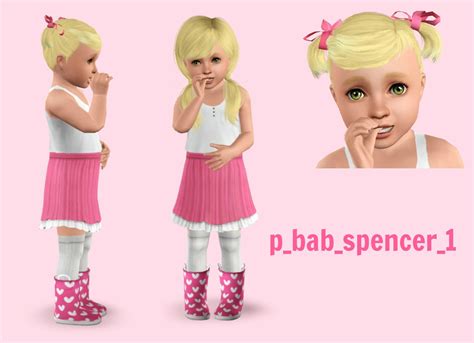 Mod The Sims Spencer Poses 4 Poses For Cute Toddlers