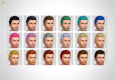 Sims 4 Hairs Lumia Lover Sims Fauxhawk Hairstyle Retextured
