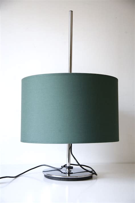 Large 1970s Table Lamp by Staff Leuchten Germany | Cream and Chrome