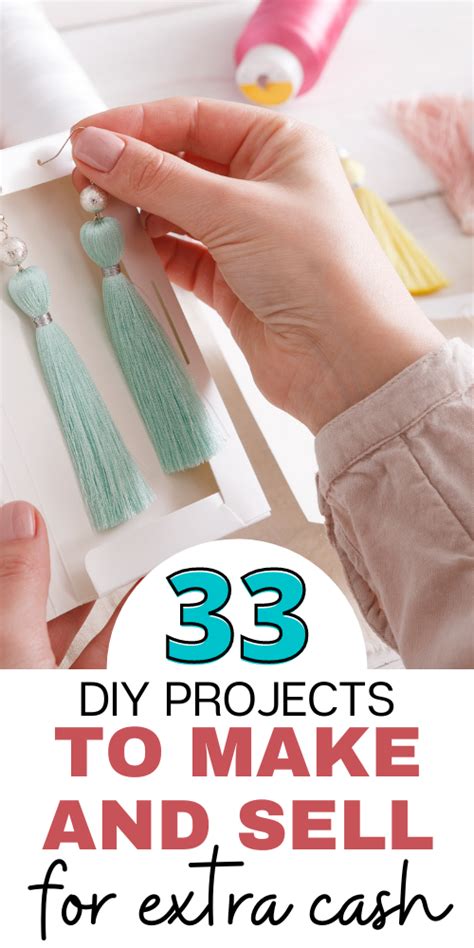 Diy Money Making Ideas 30 Things To Make And Sell Online For Extra Cash In 2021 Diy Projects