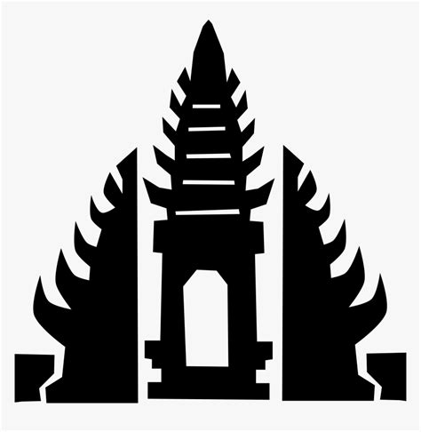 Bali Temple Icons Png Bali Icon Png Transparent Png Kindpng