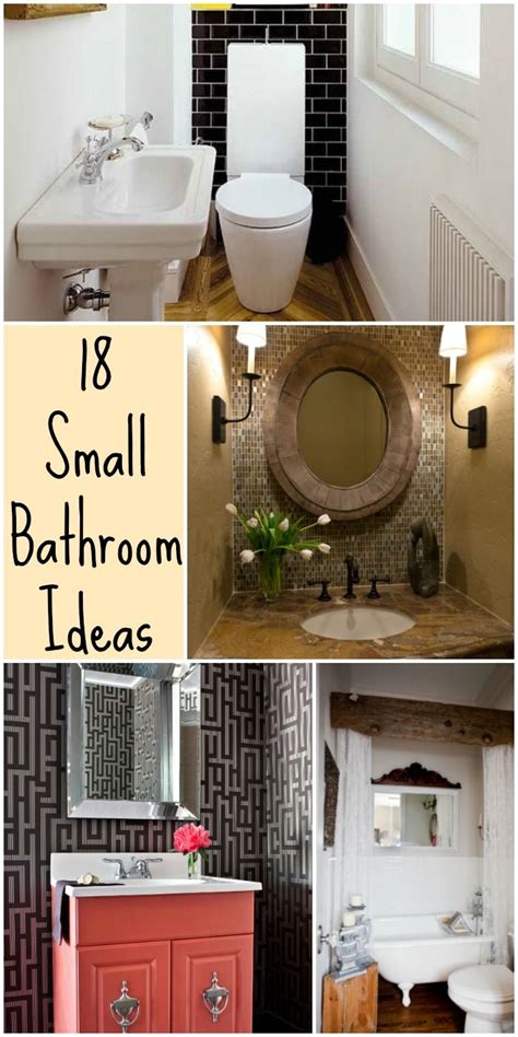 Make the most of even the smallest rooms with these great design and decorating a tiny corner became the cutest kitchen. 18 Small Bathroom Ideas To Make This Cozy Space Look ...