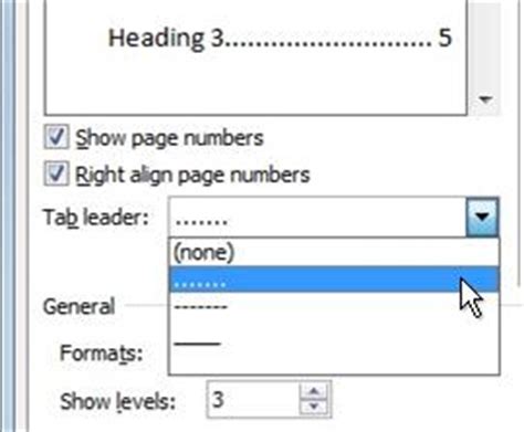 Adding lines and boxes in word 2010 is handled by the border command button in the home tab's paragraph group and the borders and shading dialog box. Add dot leaders to a table of contents - Word