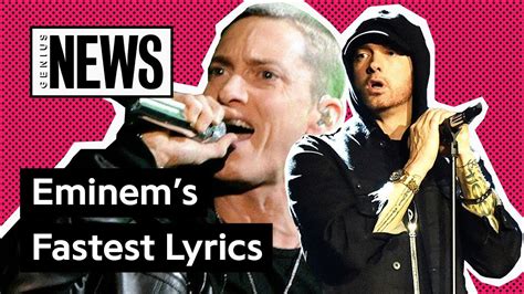 Eminem Fastest Rap Song It S Official Eminem Breaks His Own Rap God
