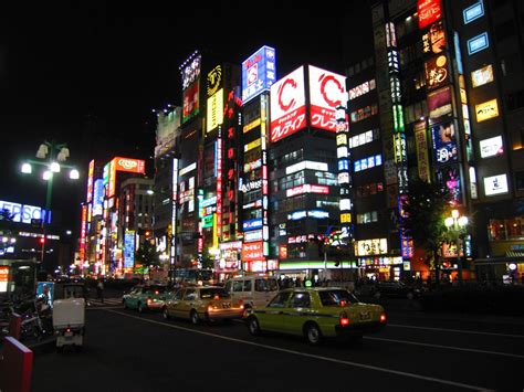 Japan Tokyo Nightlife Scene Shinjuku A Photo On Flickriver