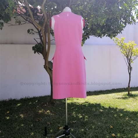 Couture Et Tricot Final Sewing Review Of The Pink Wrap Dress