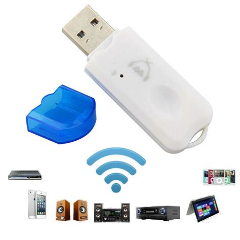 Usb Wireless Bluetooth Audio Music Receiver Dongle Adapter For Car Home