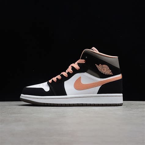 Nike Air Jordan 1 Mid Peach Mocha Zapantojos