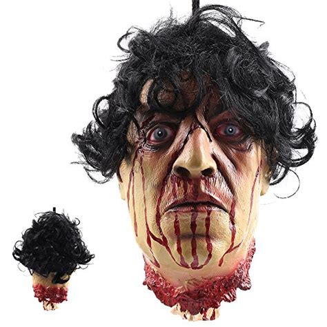 Interlink Us Halloween Decor Props Scary Hanging Severed Bleeding Head