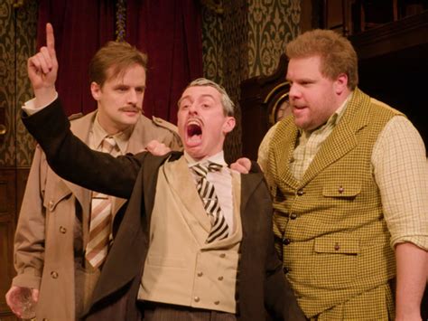 learn about the outrageous british comedy the play that goes wrong broadway buzz