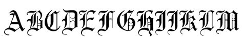 English Gothic 17th C Free Font What Font Is