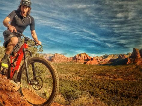 Get Stoked Riding The Edge On Hiline Trail