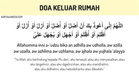 TERLENGKAP Bacaan Doa Keluar Rumah Dan Doa Masuk Rumah