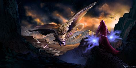 Magic Supernatural Beings Fantasy Dragon Dragons Wallpaper 2160x1080