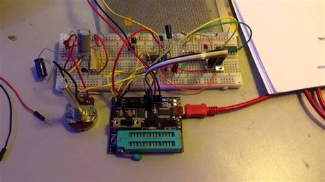 Attiny84 Arduino With Lcd Doing Some Adc Youtube