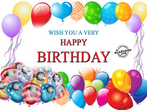 Free Happy Birthday Wishes Images Printable Templates