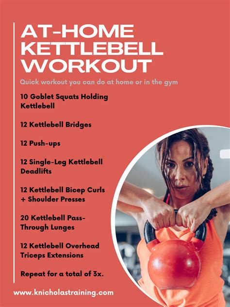 Quick At Home Kettlebell Workout — Karen Nicholas Training