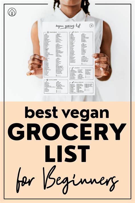 Ultimate Vegan Grocery List For Beginners Printable Pdf Vegan