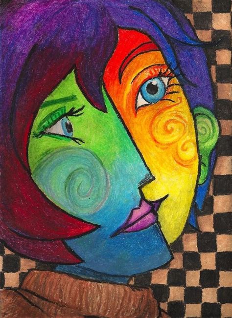 Two Faces Diamond Painting Kit Picasso Drawing Picasso Art Art