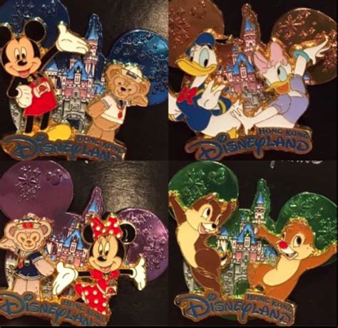 Hong Kong Disneyland Castle Pins 2017 Disney Pins Blog
