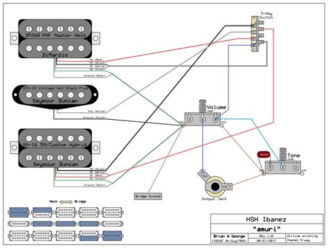 Hsh wiring diagram 5 way switch 2 conductor humbucker. Dimarzio Humbucker Single Pickup Wiring Diagram Free ...