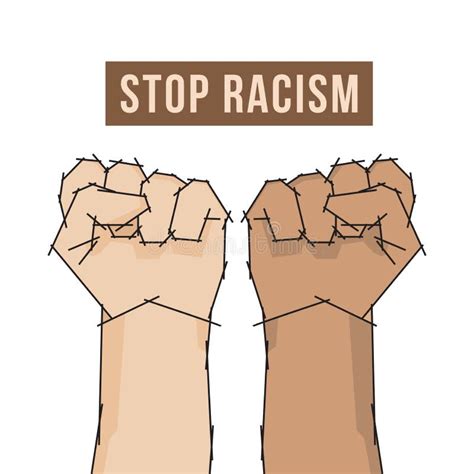 Stop Racism Stock Illustration Illustration Of Finish 49069528
