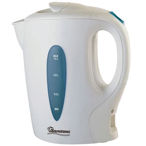 Corded Electric Kettle 1 Liter White Rm 315 Ramtons