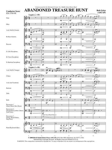 Abandoned Treasure Hunt by Rob Grice| J.W. Pepper Sheet Music