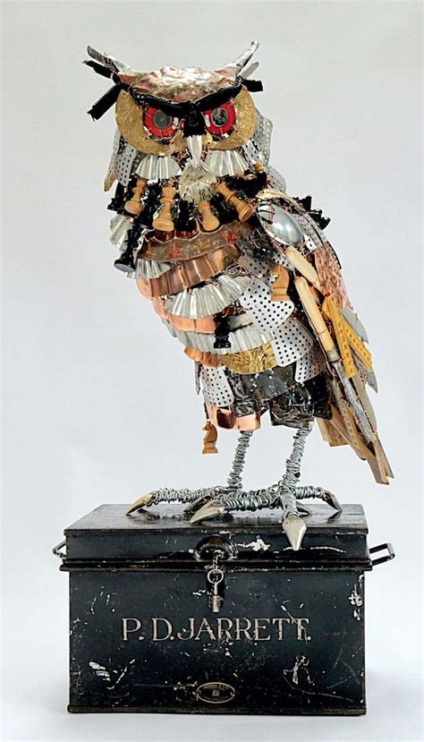 Upcycling Artist Turns Scrap Metal And Discarded Objects Into Lifelike