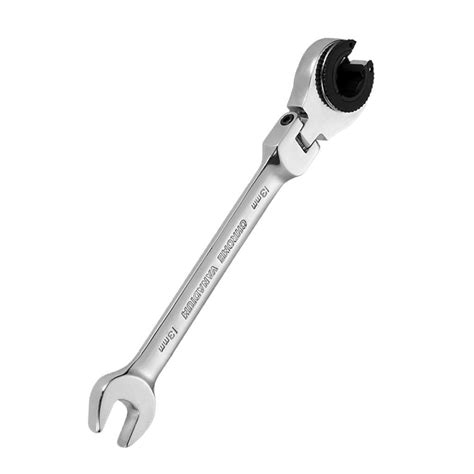 Metric Tubing Ratchet Wrench Flexible Head Steel 8 19mm Repair Tool
